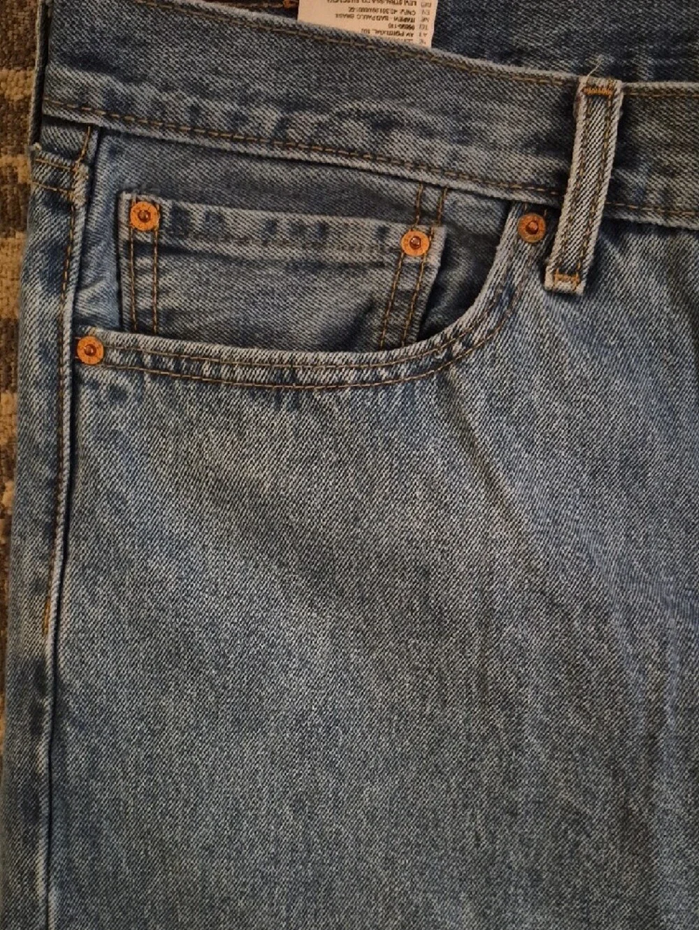 Levi's Men's Light Blue Relaxed Jeans W38×L29